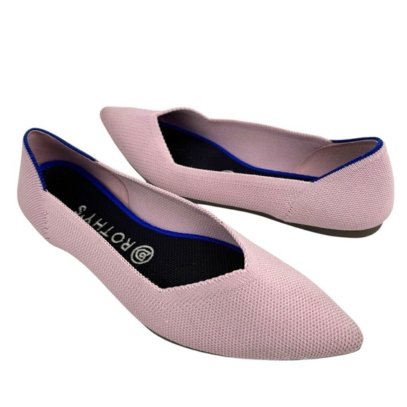 Rothy's Shoes - Rothy's The Point Petal Pink Flats Ballet Shoes Women's Casual Size 8.5 Retired